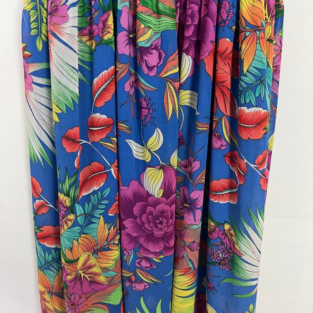 Forever 21 Floral Maxi Dress Womens Small Fairy Cottagecore Boho Beachy Empire - Picture 9 of 12